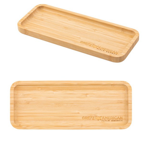 HST11780 Rectangular Bamboo Serving Tray With C...